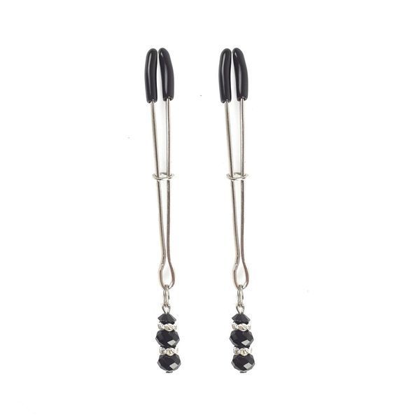 Затискачі для сосків Art of Sex &mdash; Nipple Clamps Lovely Black SO5860 фото