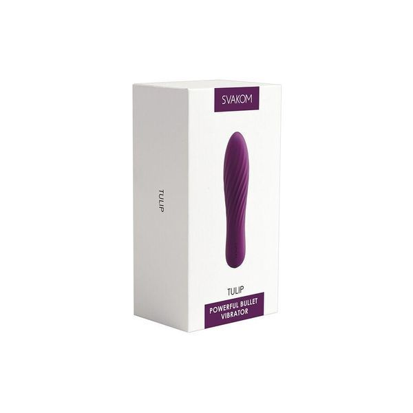 Мощный мини-вибратор Svakom Tulip Violet, 10,6х2,6 см. SO6033 фото