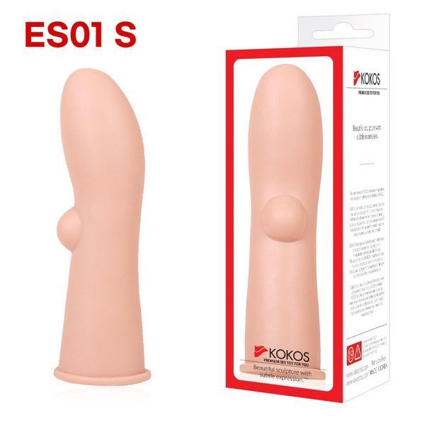 Насадка на член Kokos Extreme Sleeve ES-01, размер M, 14,7х4,3 см. SO1271 фото
