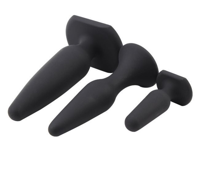 Набір анальних корків Anal Trainer Kit Black 6610CN00023 фото