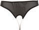 Трусики з вирізом Cottelli Collection Pearl String Black від Orion, S, М, L, XL 421146 фото 3