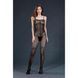 Бодистокинг Moonlight Model 02 Black, имитация корсета и чулок на ажурной резинке, XS-L SO6337 фото 2