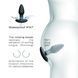 Анальна пробка з вібрацією та перлинним масажем і пультом ДУ Dorcel Spin Plug, 12,2х3,8 см. SO9019 фото 4