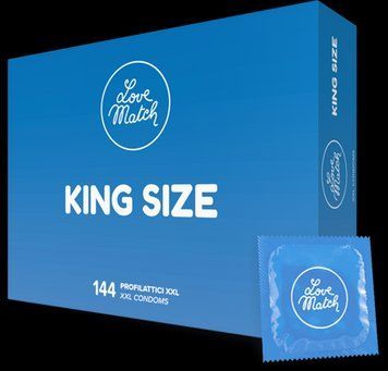 Презервативи большого размера Love Match King Size, 60 мм, 1 шт. 8118000014 фото