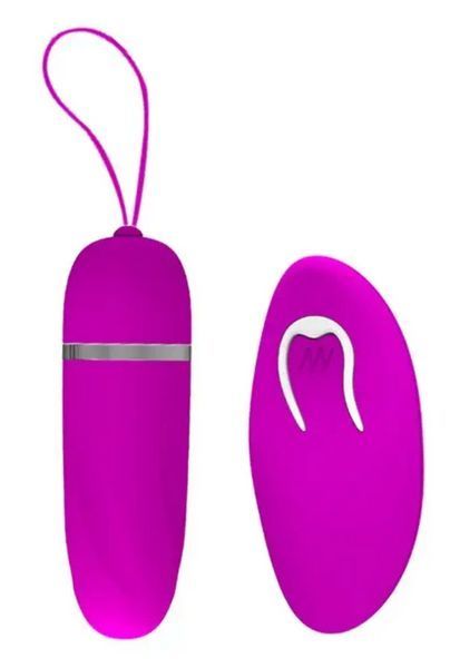 Віброяйце з пультом дистанційного керування Pretty Love "DEBBY", 9,1x2,8 см. BI-014405W фото