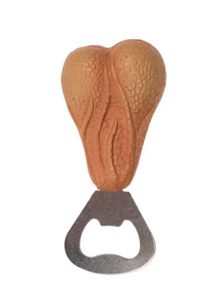 Открывалка для бутылок в форме мошонки Bottle Opener Testicle, 10 см 99660612764 фото