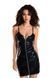 Эротическое платье с молнией спереди из материала Wetlook - Glossy Naomi, S, M, L, XL 561100955022 фото 1
