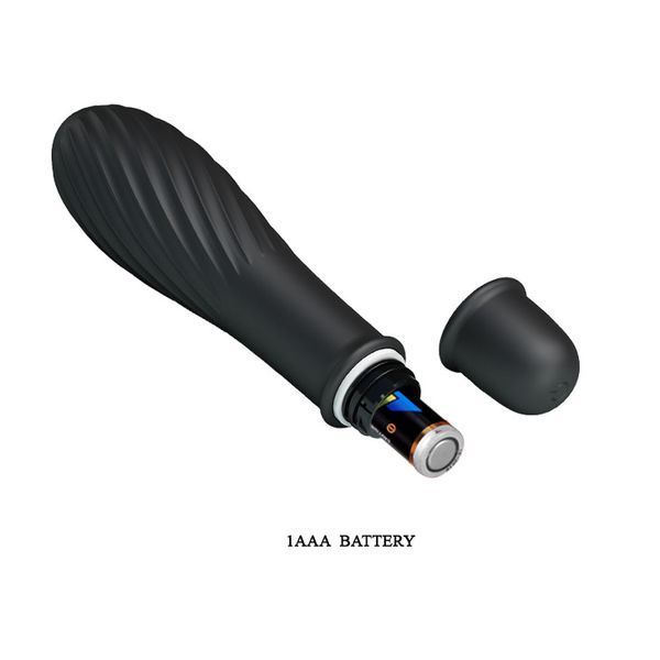 Вібратор Pretty Love Solomon Vibrator Black, 12,3х3 см. 6603BI0650 фото