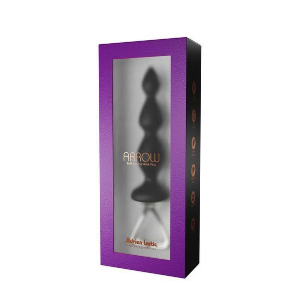 Анальний ланцюжок Adrien Lastic Arrow II Black, 13,5х3 см. SX0805 фото