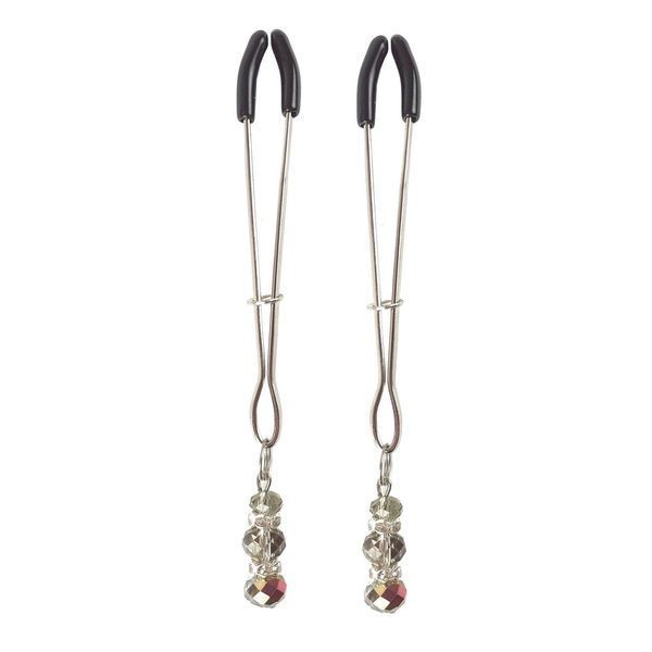 Затискачі для сосків Art of Sex &mdash; Nipple Clamps Lovely Grey SO5861 фото