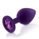 Набор анальных пробок с кристаллом Rianne S: Booty Plug Set Purple SO3908 фото 4