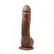 Вібратор MR.MARCUS' 9.9" Vibrating Dildo/PVC+ABS Brown, 25х5 см. 291655 фото 4