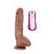 Вібратор MR.MARCUS' 9.9" Vibrating Dildo/PVC+ABS Brown, 25х5 см. 291655 фото 2