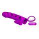 Насадка на член с вибрацией Pretty Love Vibrating Penis Sleeve Purple 5,98", 15,2х3,3 см. 6603BI-026215-1 фото 3