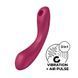Вакуумный стимулятор с вибрацией Satisfyer Curvy Trinity 1 Red, игрушка 3в1, 18х4 см. SO8407 фото 1
