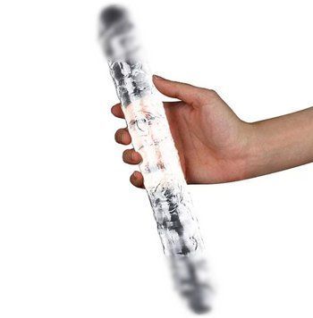 Двухсторонний фаллоимитатор 12'' Flawless Clear Double Dildo Clear, 30х3,5 см. 6452LV310018 фото