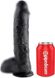 Фалоїмітатор KING COCK 10INCH COCK WITH BALLS BLACK, 25,5х5,4 см. DT44697 фото 1