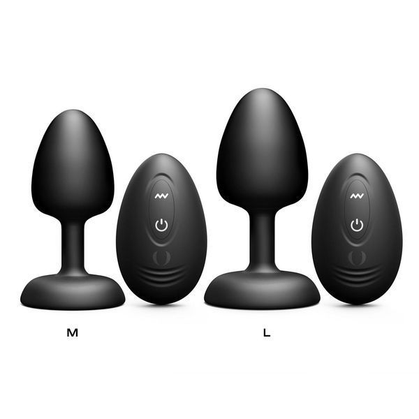 Анальна пробка з вібрацією і рухомою кулькою Dorcel GEISHA PLUG INFINITE L, 8х4 см. SX1388 фото