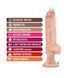 Вибратор реалистичный на присоске с пирсингом Blush Loverboy, 28х6,3 см. BL330272 фото 4