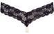 Трусики з вирізом та перлами Cottelli Collection G-string with Pearls від Orion, S, М, L, XL 421357 фото 3