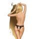 Трусики-тонг сдоступом Penthouse Naughty Valentine Black, S/M, M/L, L/XL SO6501 фото 2