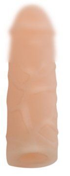 Подовжувальна насадка Nature Skin Penis Sleeve, 15,5х4 см. 513920 фото