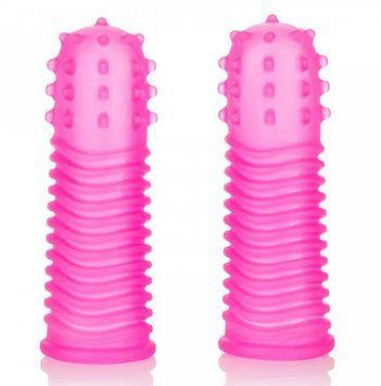 Насадки на палець California Exotic Intimate Play Finger Tingler Pink, 8,2х3,2 см. CE12955-1 фото