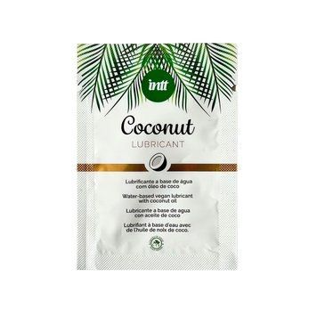 Доглядаючий лубрикант Intt Coconut з кокосовим маслом на водній основі, 2 мл. SX2809 фото