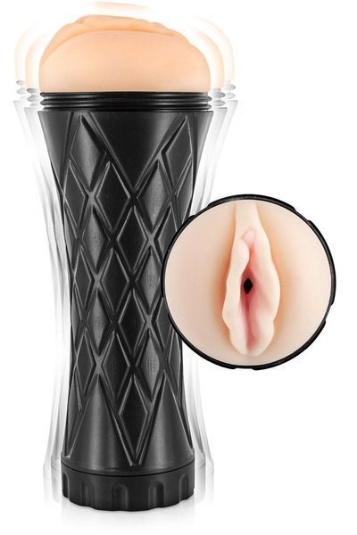 Мастурбатор с вибрацией Real Body - Real Cup Vagina Vibrating, 23х9 см. SO4027 фото
