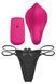 Вибратор в трусики с пультом ДУ Liebe Panty Vibe Recargable Cerise, нагрев до 39 &deg;C, трусики S-M в комплекте TJ10378 фото 2