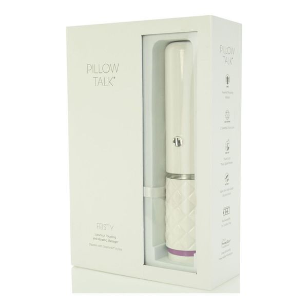 Роскошный вибратор-пульсатор с присоской Pillow Talk - Feisty Thrusting Vibrator Pink, 21х3,4 см. SO4534 фото