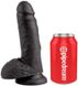 Фаллоимитатор KING COCK 7INCH COCK WITH BALLS BLACK DT44693 фото 2