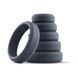 Набір ерекційних кілець Boners 6-Piece Cock Ring Set, діаметр від 2,6 до 5,7 см, силікон SO8847 фото 1