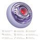 Массажер для лица и тела GESKE Sonic Cool&Warm Face and Body Massager 9в1 purple HB0281 фото 4