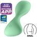 Анальная смарт-пробка с вибрацией Satisfyer Trendsetter Green, 11х3,4 см. SO6731 фото 1