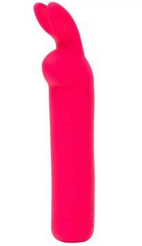 Кліторальний міні-вібратор Fifty Shades of Grey Happy Rabbit Rechargeable Bullet Pink, 11х2,7 см. FS84677 фото