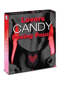 Съедобные мужские стринги - Lovers candy posing pouch 30-33616-X-ASSORT фото