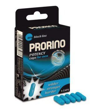 Капсулы для потенции PRORINO Potency Caps for men, 5 шт. HOT78404 фото