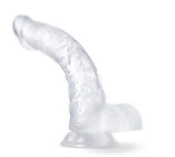 Прозорий фалоімітатор YOURS DIAMOND SPARKLE CLEAR 8, 21,5 х3, 8 см. T331713 фото