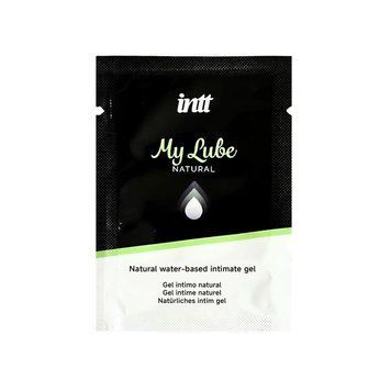 Лубрикант на водній основі Intt My Lube Natural, натуральний склад без запаху, нелипкий, 2 мл. SX2810 фото