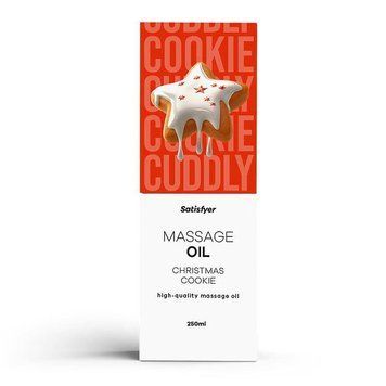 Масажна олія з ароматом різдвяного печива Satisfyer Massage Oil Christmas Cookie, 250 мл. SX2712 фото