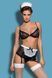 Еротичний костюм покоївки з панчохами Obsessive Maidme set, S/M, L/XL SO7290 фото 1