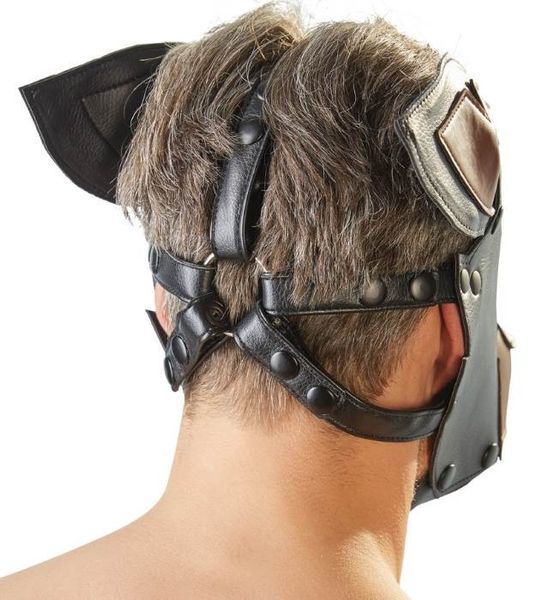 Маска собаки Fetish Collection Brown/Black Dog Mask від Orion 480321 фото