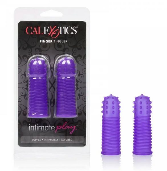 Насадки на пальці California Exotic ntimate Play Finger Tingler Purple, 8,2х3,2 см. CE91970 фото