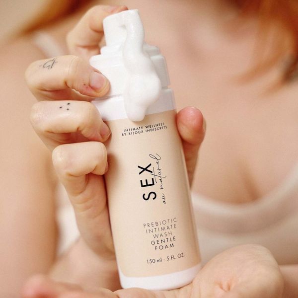 Пена для интимной гигиены Bijoux Indiscrets Sex Au Naturel Prebiotic Intimate Wash Gentle Foam, 150 мл. SX3249 фото