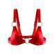 Лиф из натуральной кожи Feral Feelings - Bikini Top Red SO9422 фото 1