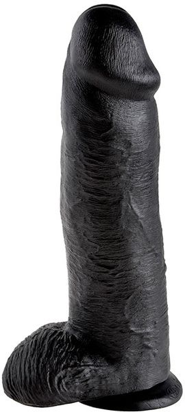 Фаллоимитатор KING COCK 12INCH COCK WITH BALLS BLACK, 31х7,5 см DT44700 фото