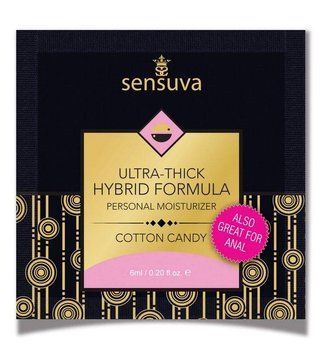 Ультра-густой гибридный лубрикант со вкусом сладкой ваты Sensuva Ultra-Thick Hybrid Formula Cotton Candy, 6 мл SO3385 фото