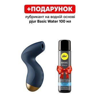 Вакуумный клиторальный стимулятор Svakom Pulse Pure Navy Blue, 5 режимов, 5 интенсивностей в каждом, 13х6 см. SO6994 фото