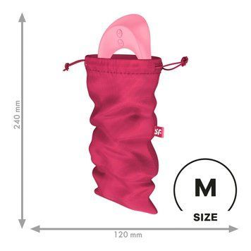 Мешочек для хранения игрушек Satisfyer Treasure Bag Pink, размр M, 24х12 см. SX0548 фото